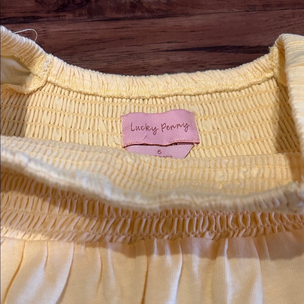 Yellow Kids Matching Set - Picture 2 of 4